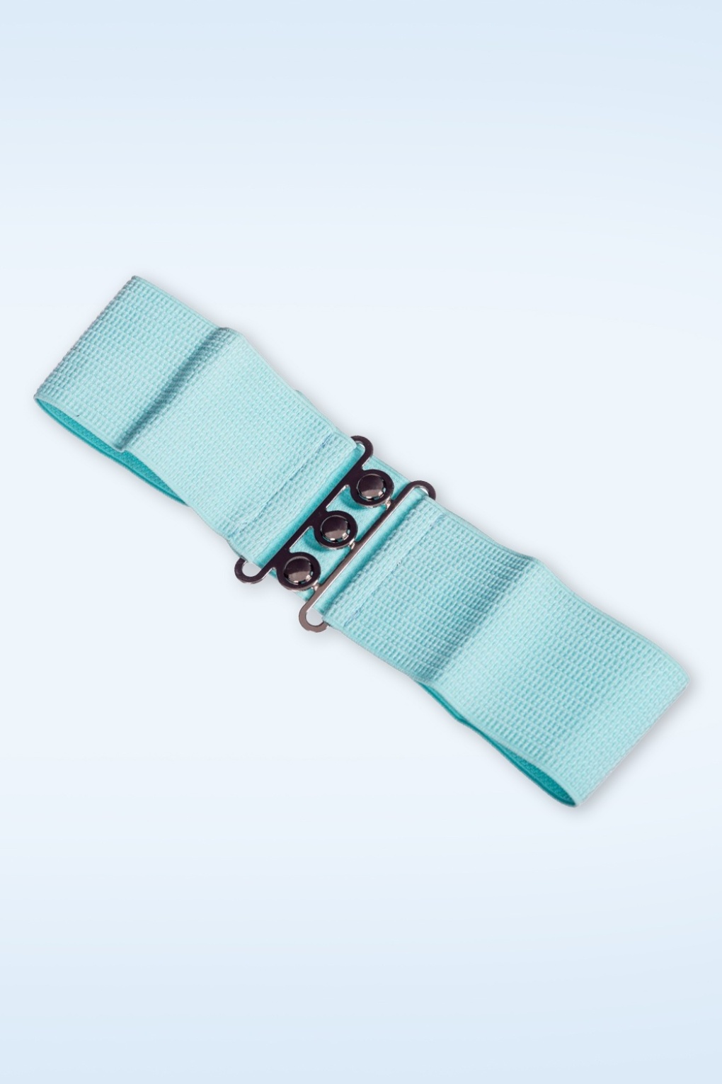 Lauren Vintage stretch riem in babyblauw