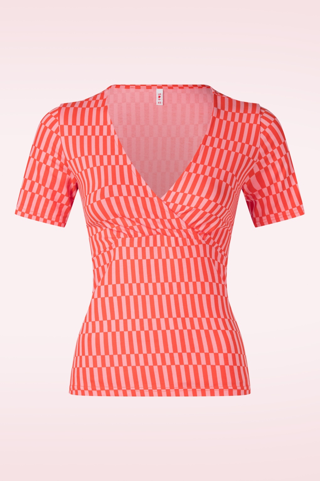 289403-Blutsgeschwister-55297-T-Shirt-Orange-Pink-Geometric-260420-003W-full