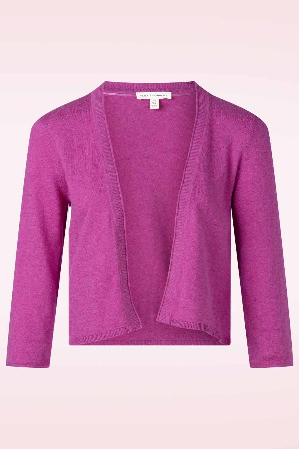 Vanessa katoenen vest in wilde orchidee