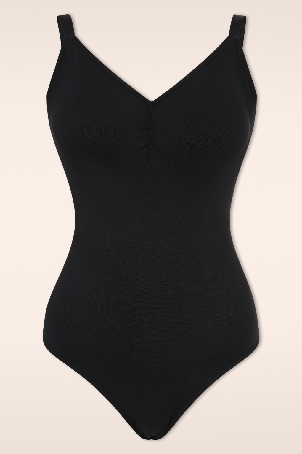Topvintage exclusive ~ Second Skin Support bodysuit in zwart