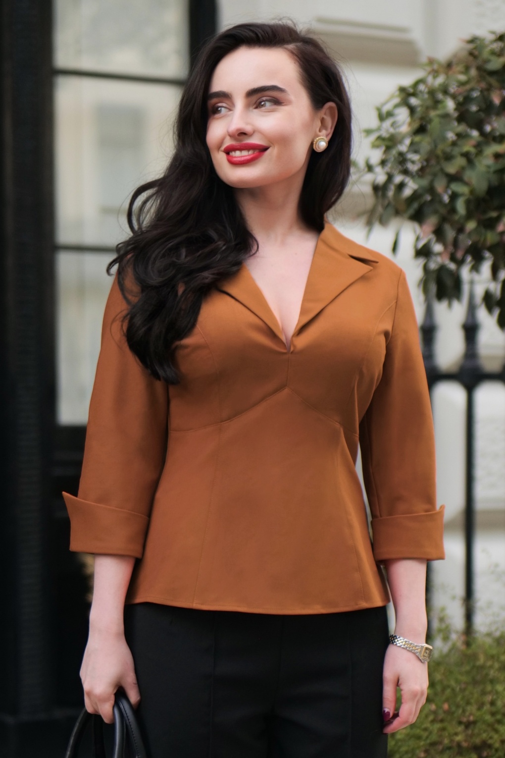 290953-Glamour-Bunny-Business-56547-Dianne-Blouse-Caramel-260630-001M-full