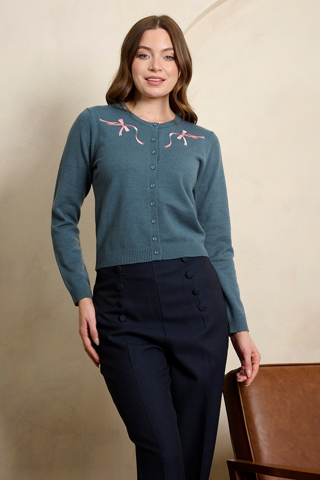 291061-Banned-56837-Angela-Bow-Cardigan-Teal-260716-003L-full
