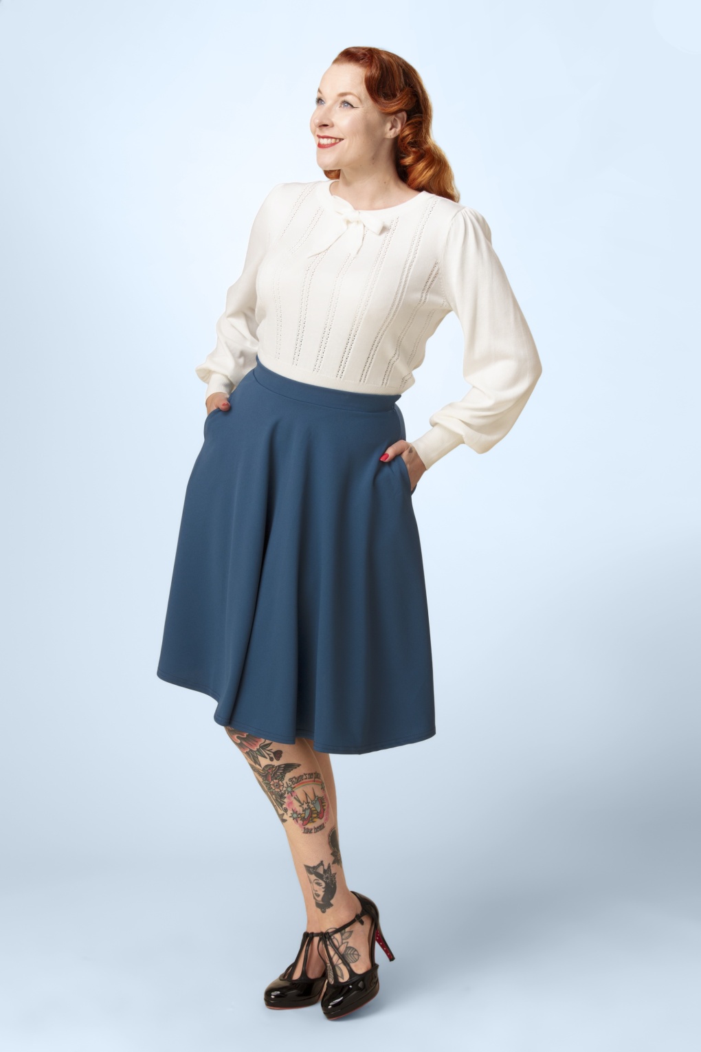 291074-Vintage-Chic-36324-Sheila-Swing-Skirt-Petrol-Blue-20200908-001M-full