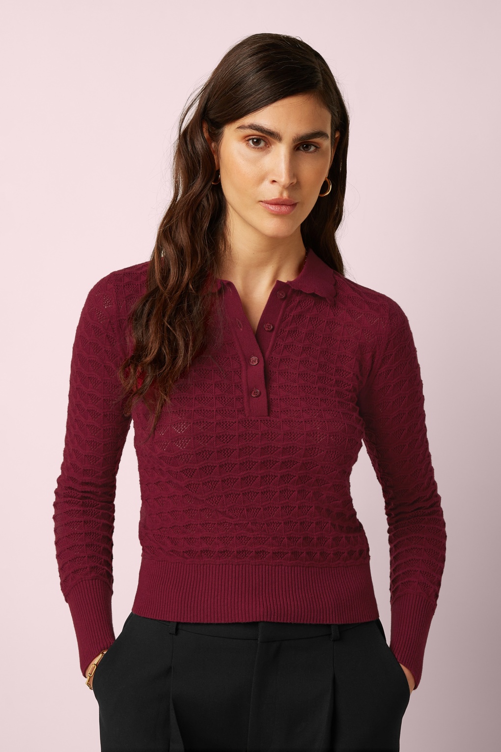 291319-King-Louie-56316-Polo-Top-Avel-Knit-Red-260630-001-full