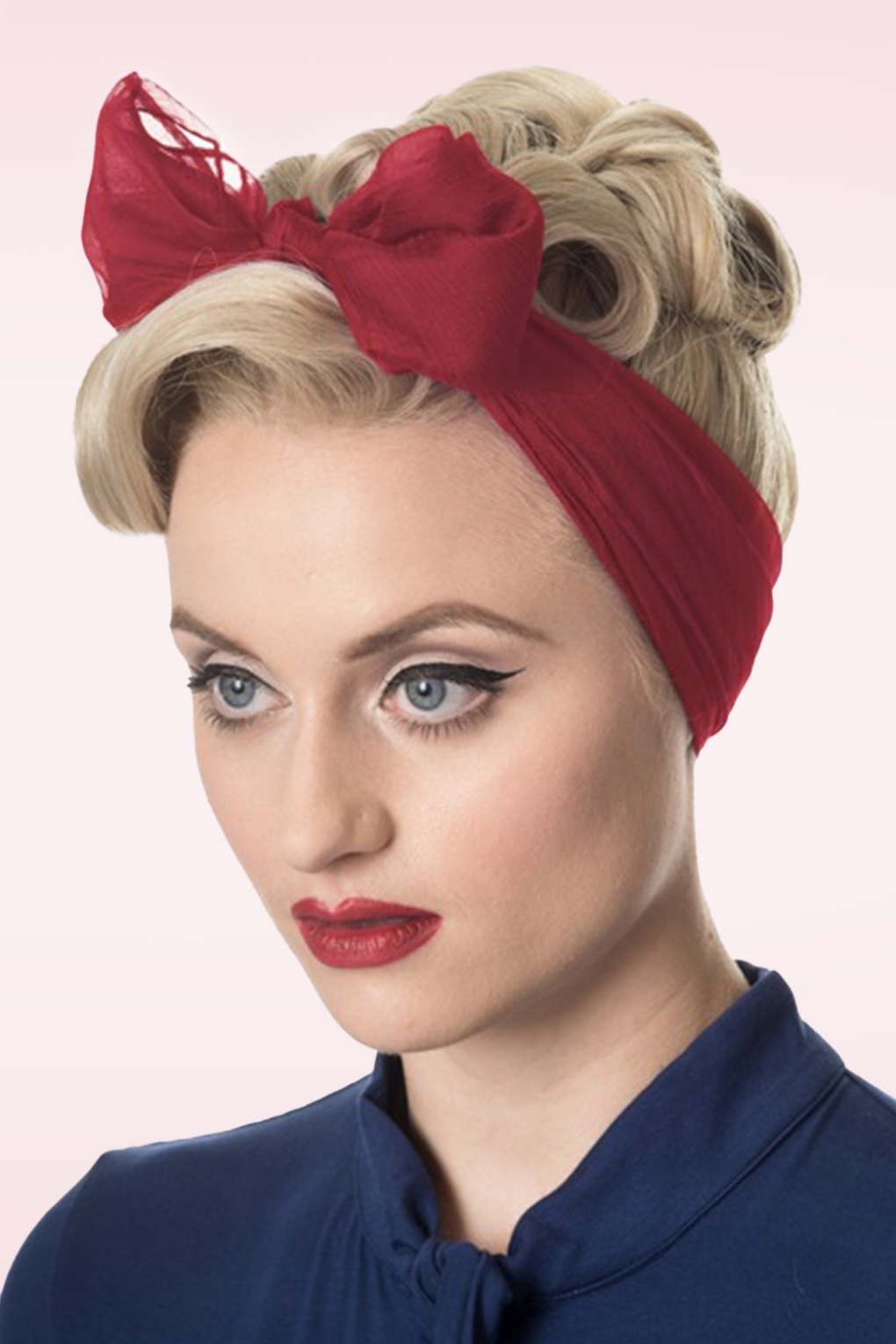 279364-Banned-54934-Hair-Scarf-Headband-Burgundy-001W-full